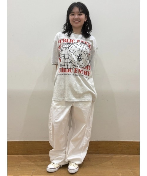 GAP(ギャップ)の「● パブリック・エネミー リラックス グラフィックTシャツ/PUBLIC ENEMY(Tシャツ/カットソー・メンズ・グレー・L/XL/XS/S/M)」の9枚目の写真
