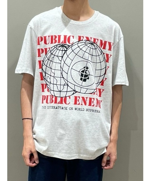 GAP(ギャップ)の「● パブリック・エネミー リラックス グラフィックTシャツ/PUBLIC ENEMY(Tシャツ/カットソー・メンズ・グレー・L/XL/XS/S/M)」の15枚目の写真