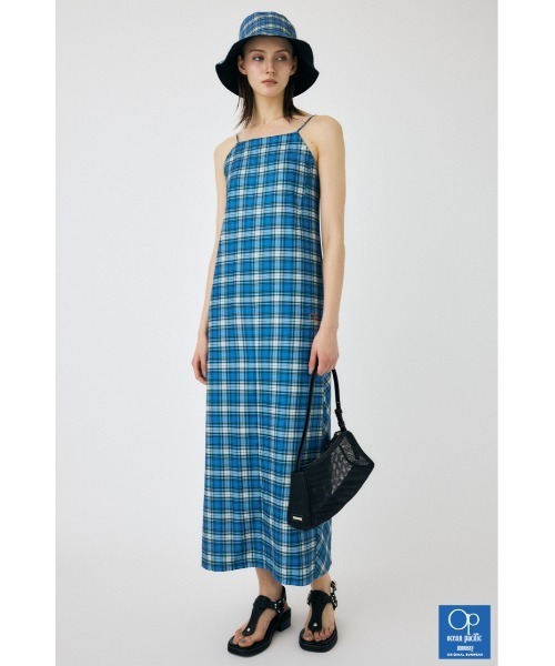 MOUSSY（マウジー）の「OP キャミドレス（ワンピース・レディース・ブラック/ブルー系その他・1/2）」の2枚目の写真