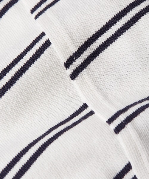 G-STAR(ジースター)の「A-Line Stripe Oversized T-Shirt/Aライン切り替えデザインボーダーオーバーサイズロングスリーブTシャツ(Tシャツ/カットソー・レディース・ストライプ/ブルー系その他・X-SMALL/MEDIUM/SMALL/LARGE)」の6枚目の写真