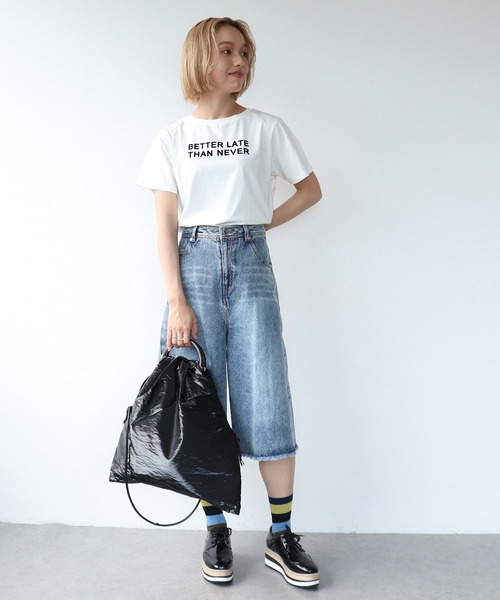 Three Four Time(スリーフォータイム)の「コンビ金手ハンドル2WAYトート(ショルダーバッグ・レディース・シルバー/ブラック/グリーン・FREE)」の21枚目の写真