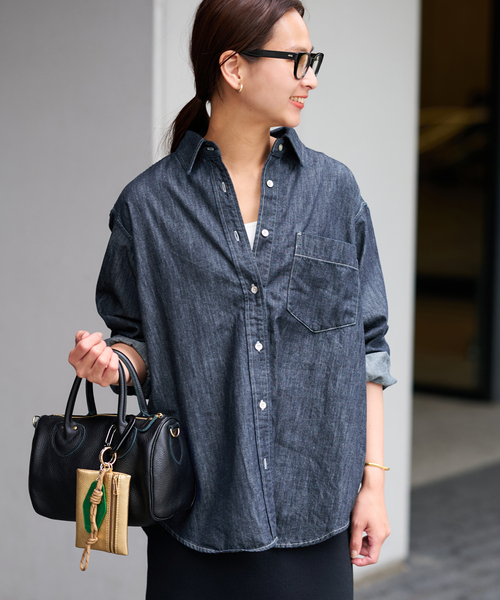 セール】ライトオンスデニムシャツ（シャツ/ブラウス）｜FRAMeWORK