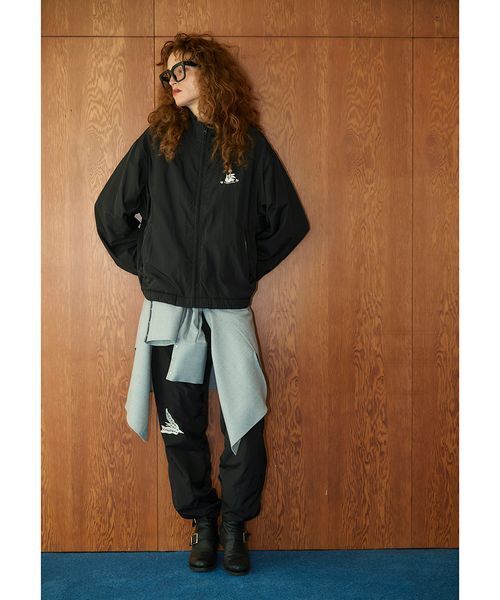 null.(ヌル)の「ナイロンフリースWARMパンツ(その他パンツ・レディース・クリーム/ブラック/ワインレッド・F)」の2枚目の写真