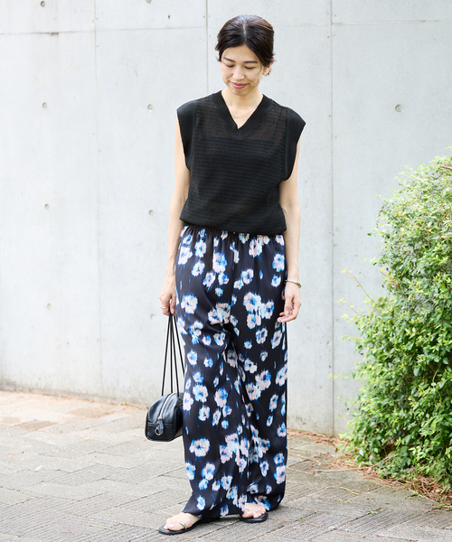 美品✨　IENA　イエナ　カシミヤ混ニットベスト　ポンチョ　グレー　フリーサイズ IENA（イエナ）の「《追加》コットンギマポンチョプルオーバー