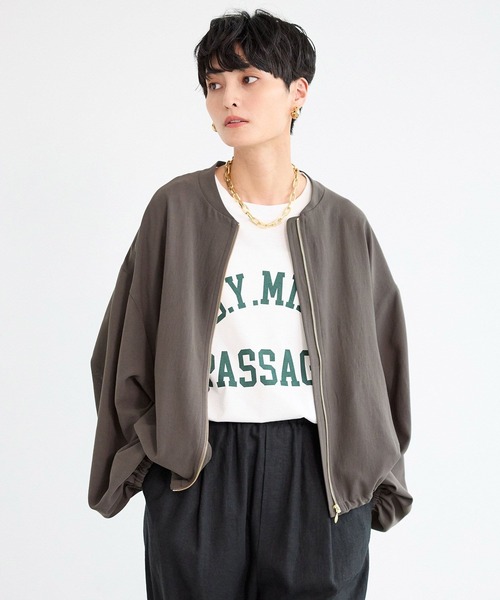 BARNYARDSTORM /　ポプリンZIPブルゾン BARNYARDSTORM｜ポプリンZIPブルゾン<ハンドウォッシャブル