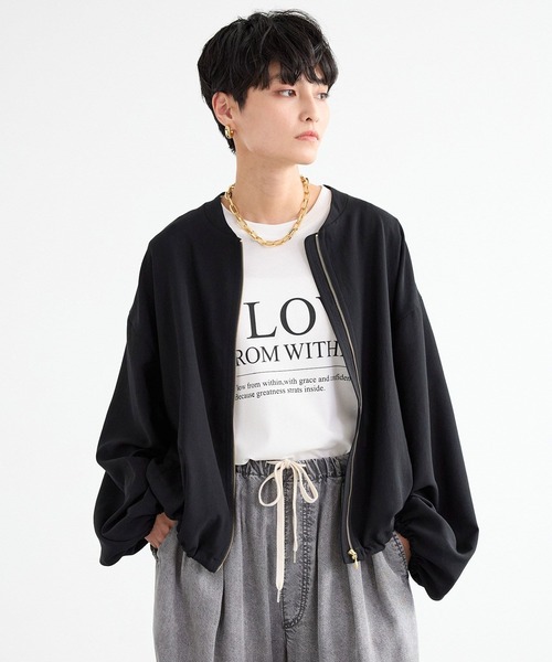 BARNYARDSTORM / ポプリンZIPブルゾン【JAPAN FABRIC】ハンド