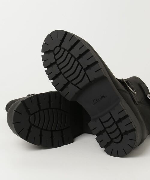 Clarks（クラークス）の「Ledwick Haley / レドウィックヘイリー（ブラックオイリーレザー）（ブーツ・レディース・ブラック・UK5.5/UK5/UK4.5/UK4/UK6）」の8枚目の写真