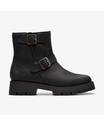 Clarks（クラークス）の「Ledwick Haley / レドウィックヘイリー（ブラックオイリーレザー）（ブーツ）」