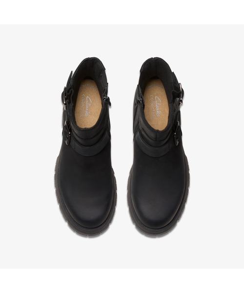 Clarks（クラークス）の「Ledwick Haley / レドウィックヘイリー（ブラックオイリーレザー）（ブーツ・レディース・ブラック・UK5.5/UK5/UK4.5/UK4/UK6）」の6枚目の写真