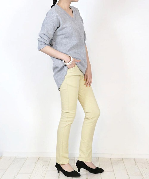 MARAI(マーライ)の「オールラバーストレッチスキニーパンツ(その他パンツ・レディース・ベージュ/ブラック/チャコールグレー/カーキ/オフホワイト/ベージュ系その他・4L/L/LL/M/3L)」の12枚目の写真