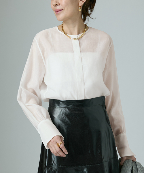 VERMEIL par iena（ヴェルメイユパーイエナ）の「ケープブラウス