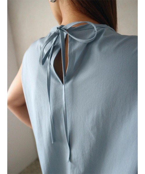 TRUNC（トランクエイティーエイト）の「Ice Touch Balloon Tops（Tシャツ/カットソー・レディース・ブルー/ブラック/ベージュ・FREE）」の17枚目の写真