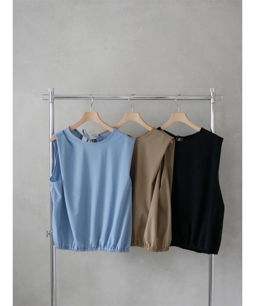 TRUNC（トランクエイティーエイト）の「Ice Touch Balloon Tops（Tシャツ/カットソー・レディース・ブルー/ブラック/ベージュ・FREE）」の11枚目の写真