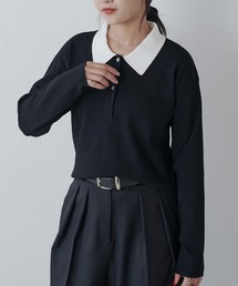 Lui's | ストレッチ長袖ポロ(Tシャツ/カットソー)