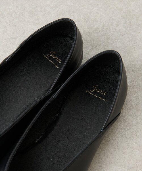 Jena espace merveilleux（ジェナ　エスパスメルヴェイユ）の「ワンポイントフラットパンプス（パンプス・レディース・ブラック/グレー・MEDIUM/SMALL/LARGE）」の8枚目の写真