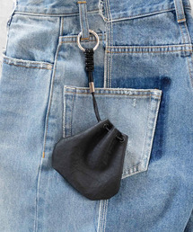 SENTI（センティ）の「SENTI センティ / Dyneema(R) Leather KEY RING 超軽量ダイニーマレザー巾着キーリング / 3029（キーケース/キーアクセサリー）」