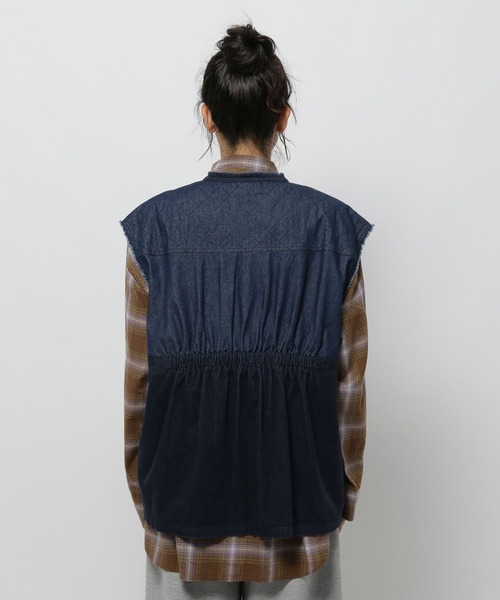 niko and...（ニコアンド）の「ハンティングリメイクベスト（ベスト・レディース・サックスブルー/カーキ/ベージュ・FREE）」の22枚目の写真