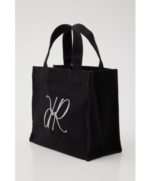 rienda（リエンダ）の「【WEB限定】Rロゴキャンバスミニトートバッグ（トートバッグ・レディース・ブラック/マルチ/アイボリー/グレー・FREE）」の7枚目の写真