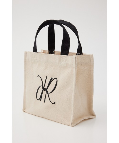 rienda（リエンダ）の「【WEB限定】Rロゴキャンバスミニトートバッグ（トートバッグ・レディース・ブラック/マルチ/アイボリー/グレー・FREE）」の12枚目の写真