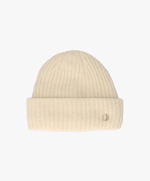 Chapeau d' O（シャポードオー）の「Chapeau d' O  RA/WO Knit Watch / シャポードオー（ニットキャップ/ビーニー・レディース・ホワイト/ブラック/グレー/パープル・FREE）」の2枚目の写真