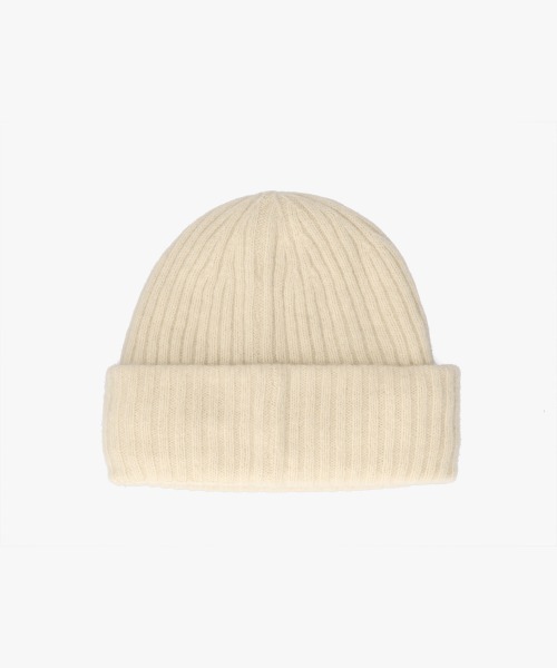 Chapeau d' O（シャポードオー）の「Chapeau d' O  RA/WO Knit Watch / シャポードオー（ニットキャップ/ビーニー・レディース・ホワイト/ブラック/グレー/パープル・FREE）」の6枚目の写真