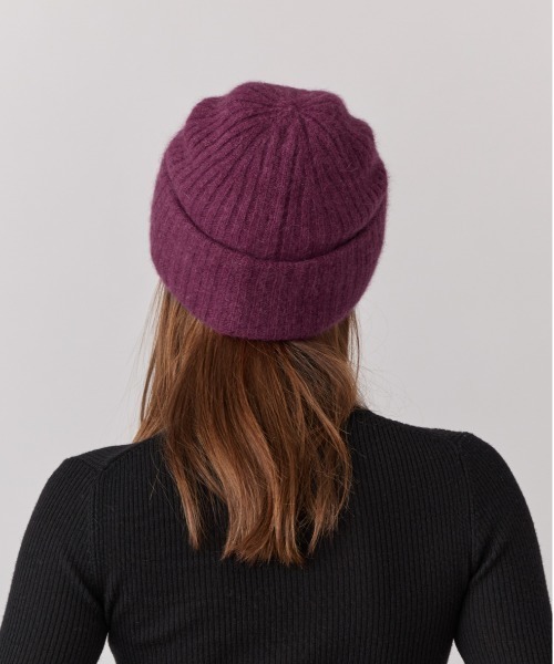 Chapeau d' O（シャポードオー）の「Chapeau d' O  RA/WO Knit Watch / シャポードオー（ニットキャップ/ビーニー・レディース・ホワイト/ブラック/グレー/パープル・FREE）」の22枚目の写真