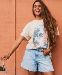 ROXY(���L�V�[)��SUNNYOVERSIZE STONE /���L�V�[�I�[�o�[�T�C�Y�O���t�B�b�N����T�V���c(T�V���c/�J�b�g�\�[)