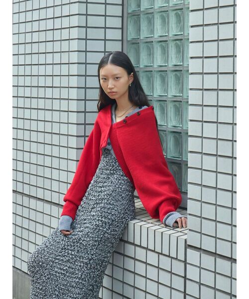 OUNNOUN（オウンノウン）の「【OUNNOUN】シュリンクシャーリングキャミワンピース（ワンピース・レディース・ブラック/ライム/ピンク・FREE）」の4枚目の写真