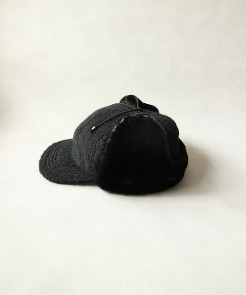 Nine Tailor（ナインテイラー）の「Nine Tailor Thistle Cap (N-1547)（キャップ・メンズ・ブラック/ダークブラウン・FREE）」の5枚目の写真