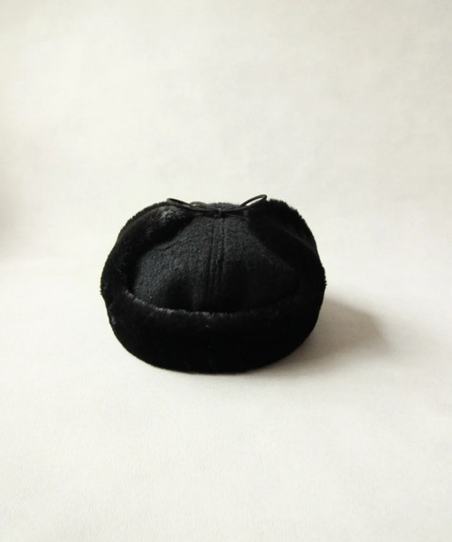 Nine Tailor（ナインテイラー）の「Nine Tailor Thistle Cap (N-1547)（キャップ・メンズ・ブラック/ダークブラウン・FREE）」の6枚目の写真