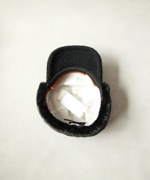 Nine Tailor（ナインテイラー）の「Nine Tailor Thistle Cap (N-1547)（キャップ・メンズ・ブラック/ダークブラウン・FREE）」の8枚目の写真