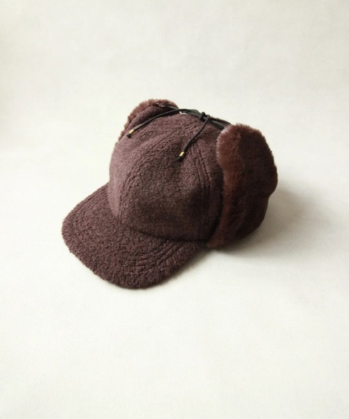 Nine Tailor（ナインテイラー）の「Nine Tailor Thistle Cap (N-1547)（キャップ・メンズ・ブラック/ダークブラウン・FREE）」の9枚目の写真