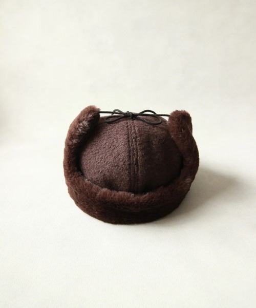 Nine Tailor（ナインテイラー）の「Nine Tailor Thistle Cap (N-1547)（キャップ・メンズ・ブラック/ダークブラウン・FREE）」の11枚目の写真