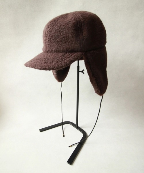 Nine Tailor（ナインテイラー）の「Nine Tailor Thistle Cap (N-1547)（キャップ・メンズ・ブラック/ダークブラウン・FREE）」の12枚目の写真