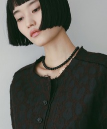 anuke(Ak[N)Mini Blackball Necklace(lbNX)