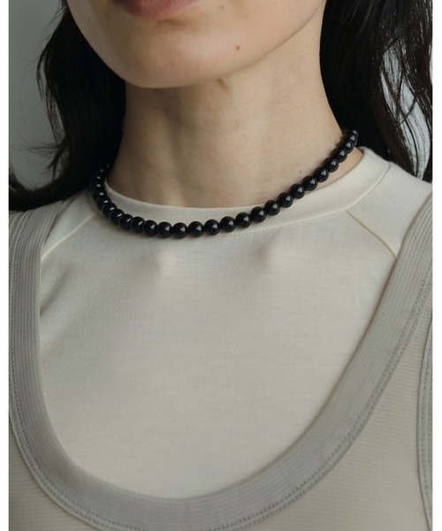 anuke（アンヌーク）の「Mini Blackball Necklace（ネックレス）」 - WEAR