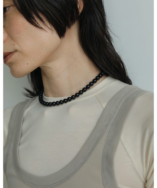 anuke（アンヌーク）の「Mini Blackball Necklace（ネックレス）」 - WEAR