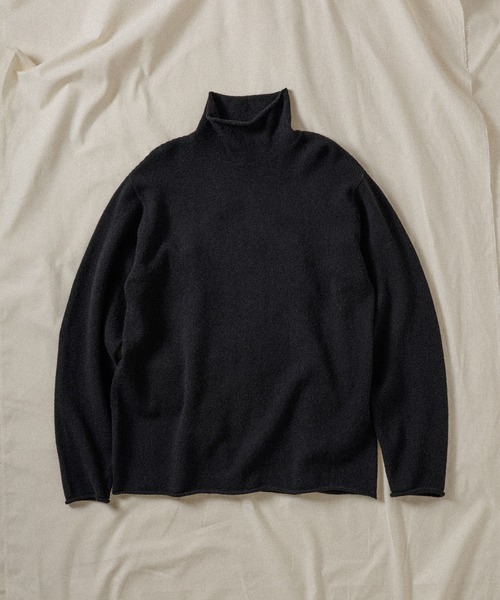 セール】【WILD LIFE TAILOR】SHETLAND WOOL ROLL NECK KNIT（ニット