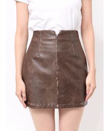 EMODA | カーブウエストミニスカート(スカート)