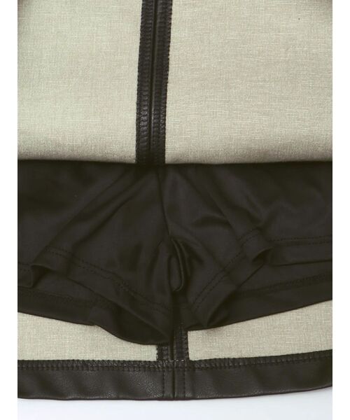 EMODA(エモダ)の「カーブウエストミニスカート(スカート・レディース・ブラウン/ブラック・SMALL/MEDIUM)」の19枚目の写真