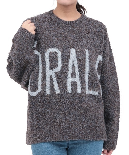 チチカカ(チチカカ)の「Orale! ロゴブークレニットプルオーバー(ニット/セーター・レディース・マスタード/ブルー/チャコールグレー・FREE)」の17枚目の写真