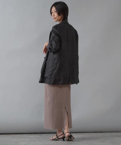 Liesse（リエス）の「リブニットタイトスカート（スカート・レディース・ブラック/グレイッシュベージュ・FREE）」の13枚目の写真