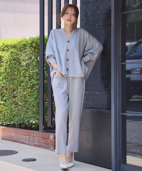 2025AW】ダンボール セットアップ Vネック カーディガン