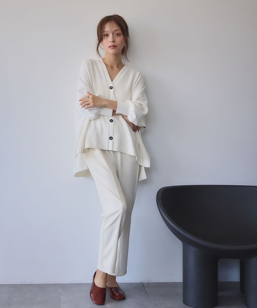 セール】【2025AW】ダンボール セットアップ Vネック カーディガン