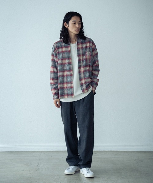 RATTLE TRAP(ラトルトラップ)の「ブリーチチェックシャツ(シャツ/ブラウス・メンズ・ブルー系その他/レッド系その他・L/M)」の11枚目の写真