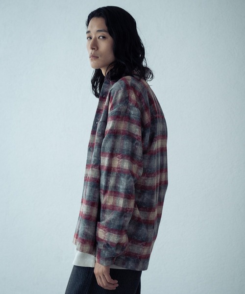 RATTLE TRAP(ラトルトラップ)の「ブリーチチェックシャツ(シャツ/ブラウス・メンズ・ブルー系その他/レッド系その他・L/M)」の15枚目の写真