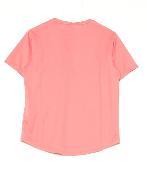 ASICS(アシックス)の「アシックス ASICS ウィメンズランニングドライ半袖シャツ(Tシャツ/カットソー・メンズ・ピンク・S/M/L/XL)」の2枚目の写真
