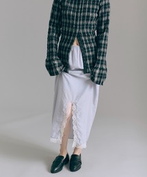 Vintage Lace-trim Skirt