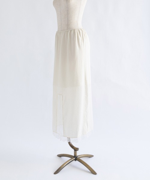 EN NEUME(エンノイム)の「Vintage Lace-trim Skirt(スカート・レディース・イエロー/アイボリー/ブルー/ピンク・FREE)」の16枚目の写真