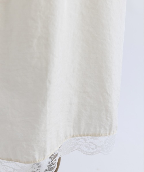 EN NEUME(エンノイム)の「Vintage Lace-trim Skirt(スカート・レディース・イエロー/アイボリー/ブルー/ピンク・FREE)」の22枚目の写真